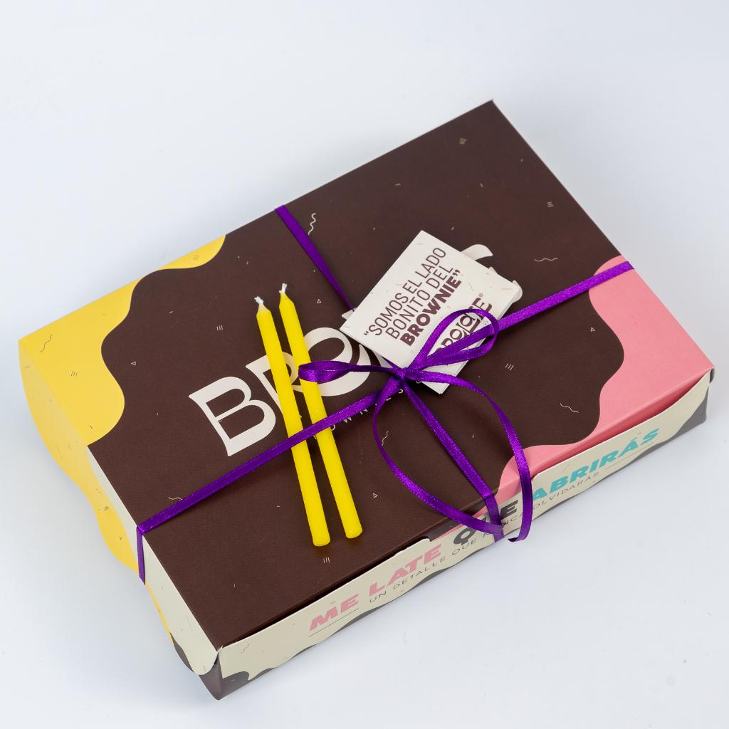 Caja x 12 Mini Brownies con Mensaje Personalizado_8