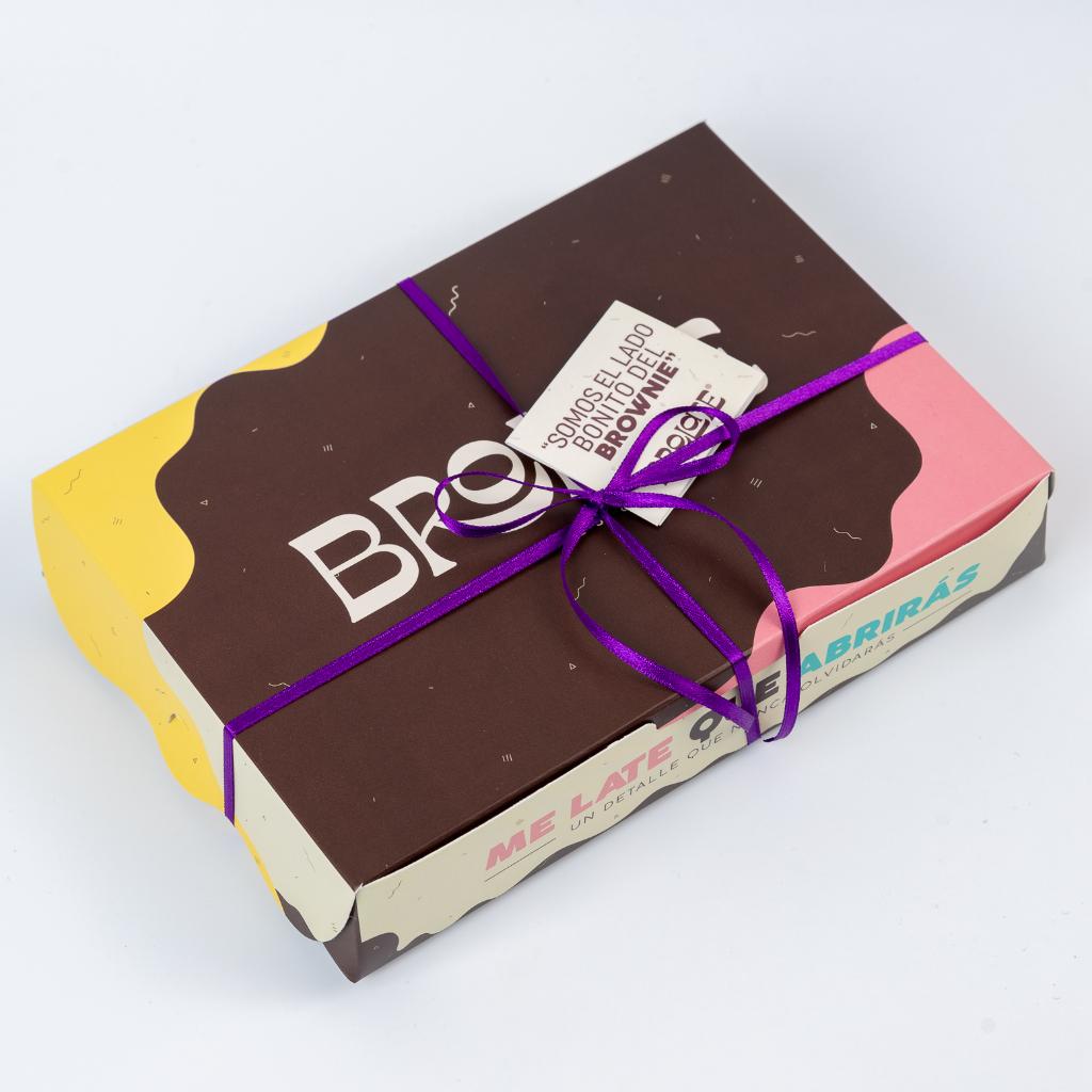 Caja x 12 Mini Brownies con Mensaje Personalizado_7