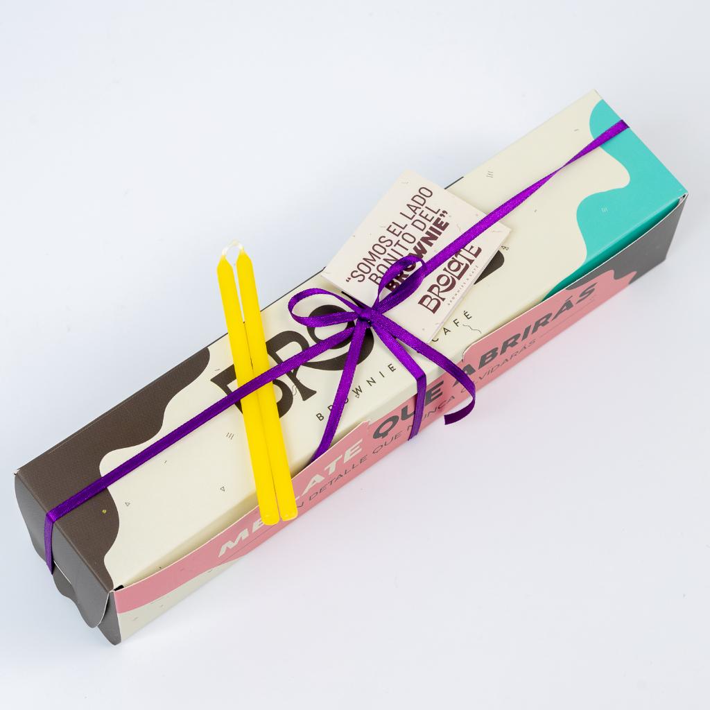 Caja x 5 Mini Brownies con Toppings a elección _6